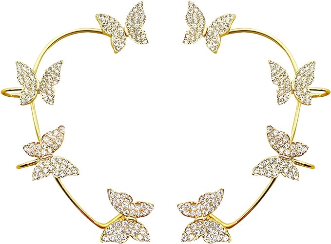 Butterfly Ear Cuffs (Pair)